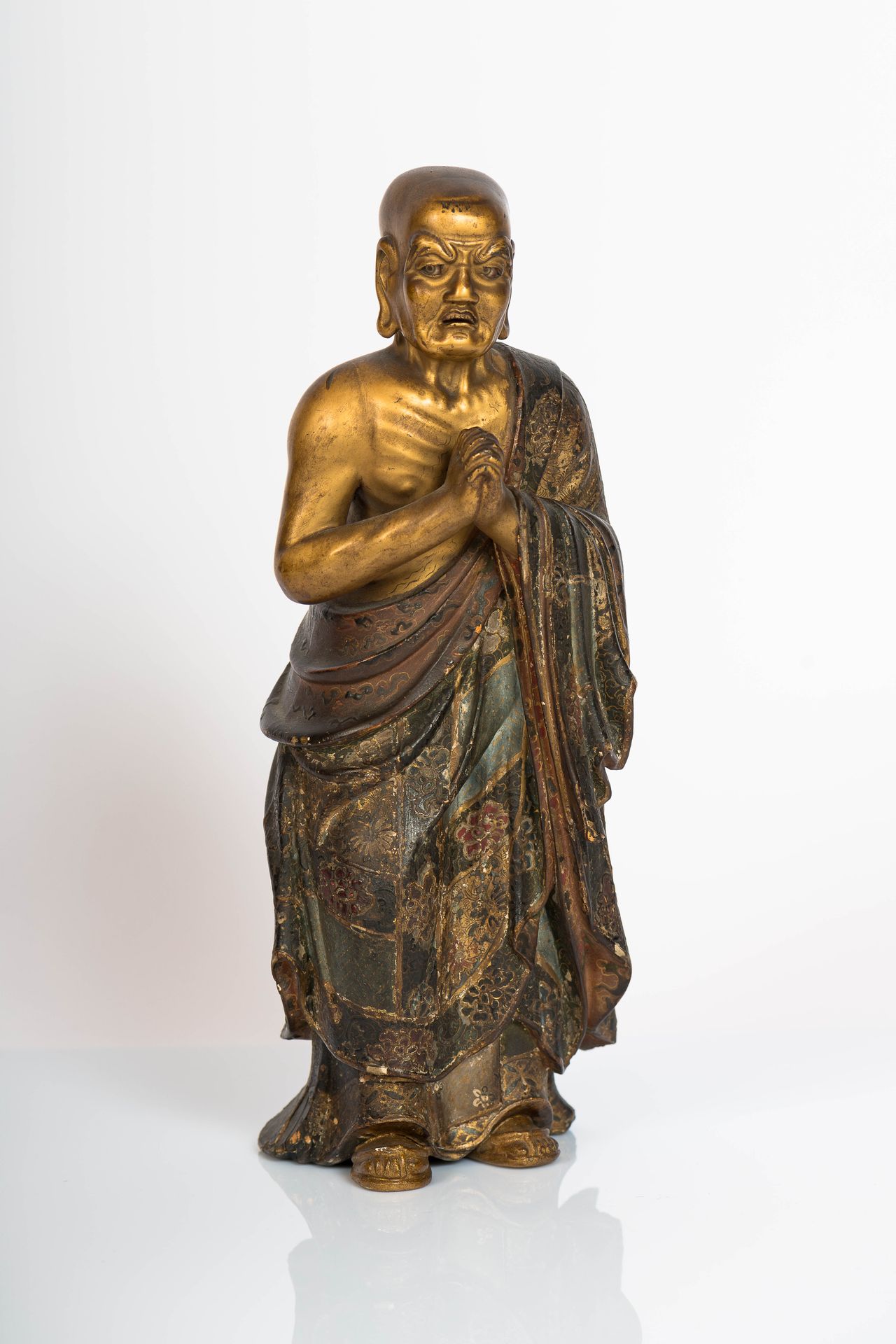 Null 
JAPON




Petite statuette représentant un sage en bois 




Dim : 29 cm

&hellip;