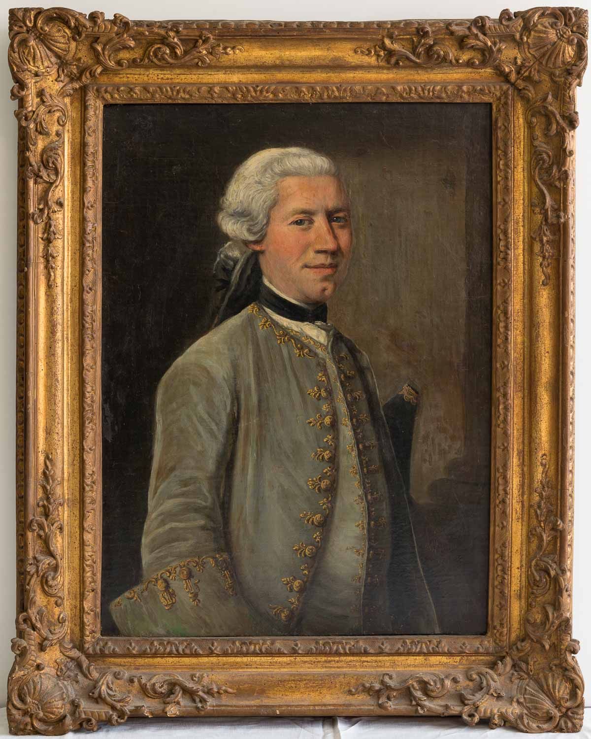 Null Ecole Française vers 1750

Portrait d'homme au gilet gris brodé

Toile

Cad&hellip;