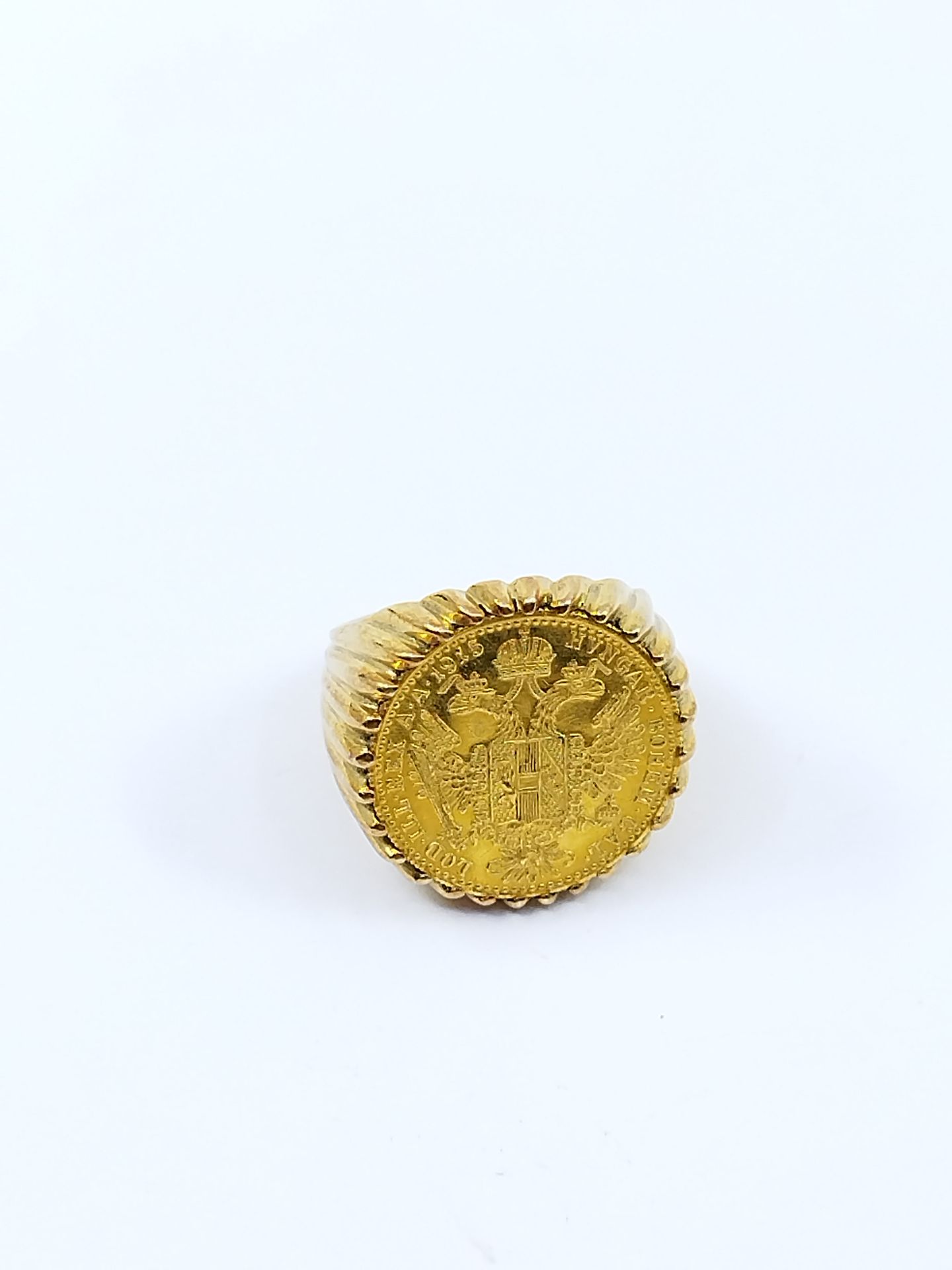 Null CHEVALIERE PIECE ducat d' Autriche in Gelbgold 750°.

Gewicht: 11,73 g

TDD&hellip;