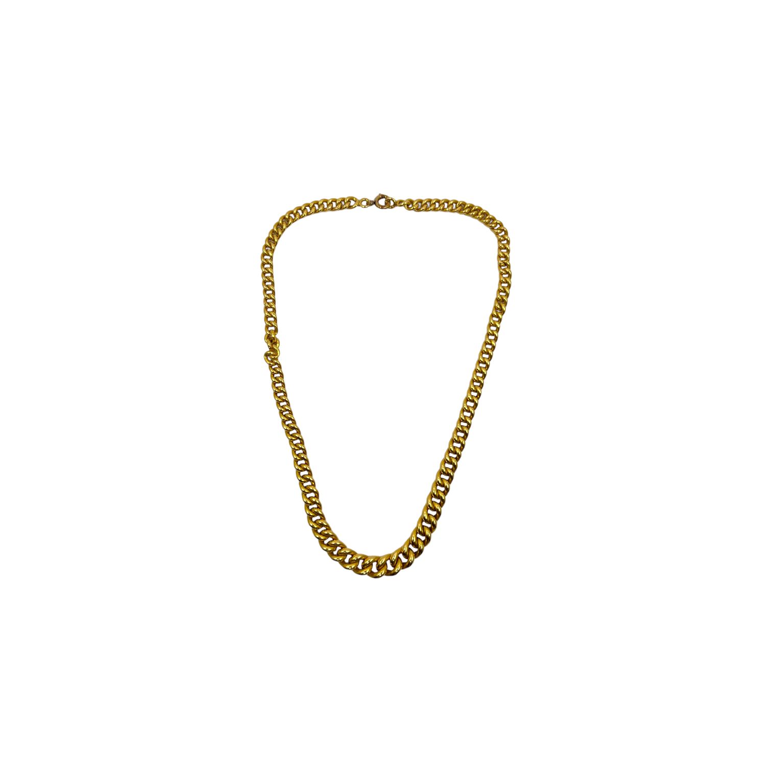 Null COLLIER maille gourmette en or jaune 750° 
Poids : 19,07 g