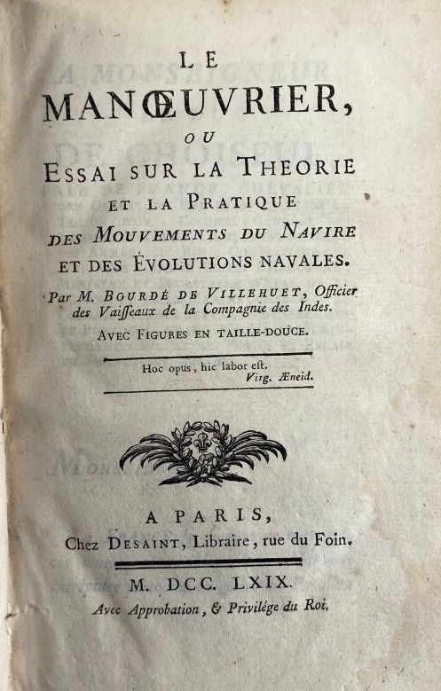 Null BOURDÉ DE VILLEHUET Jacques-Pierre. Le Manoeuvrier ou Essai sur la théorie &hellip;