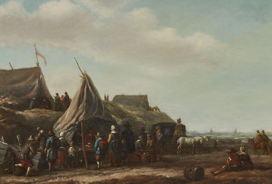 Null Barend GAEL (vers 1620-1687)

Un marché sur la plage

Panneau de chêne, deu&hellip;