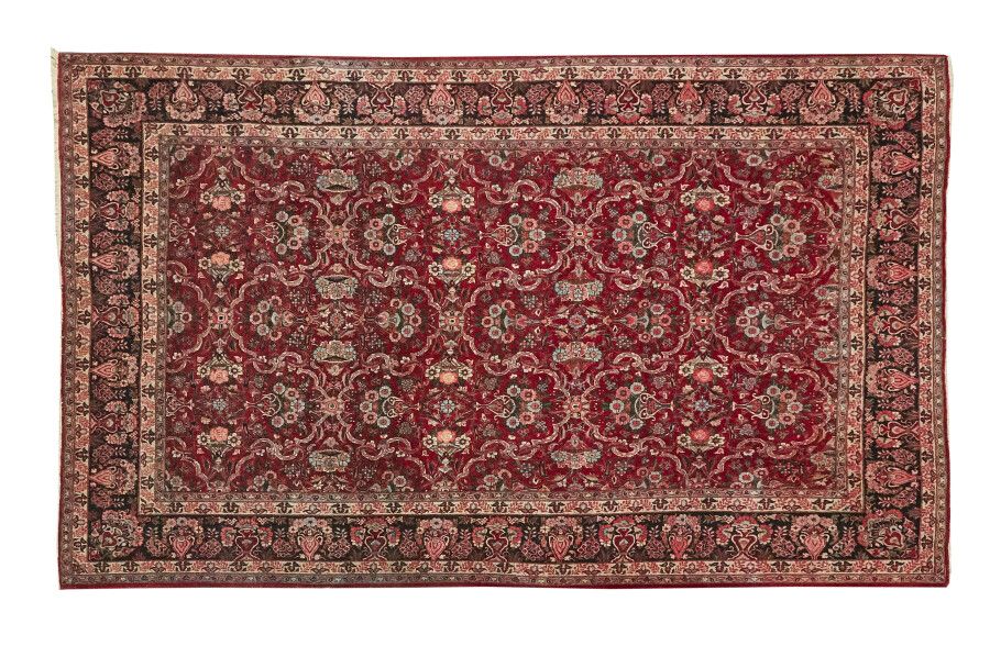 Null Tapis Ghoum (chaîne et trame en coton, velours en laine), centre de la Pers&hellip;