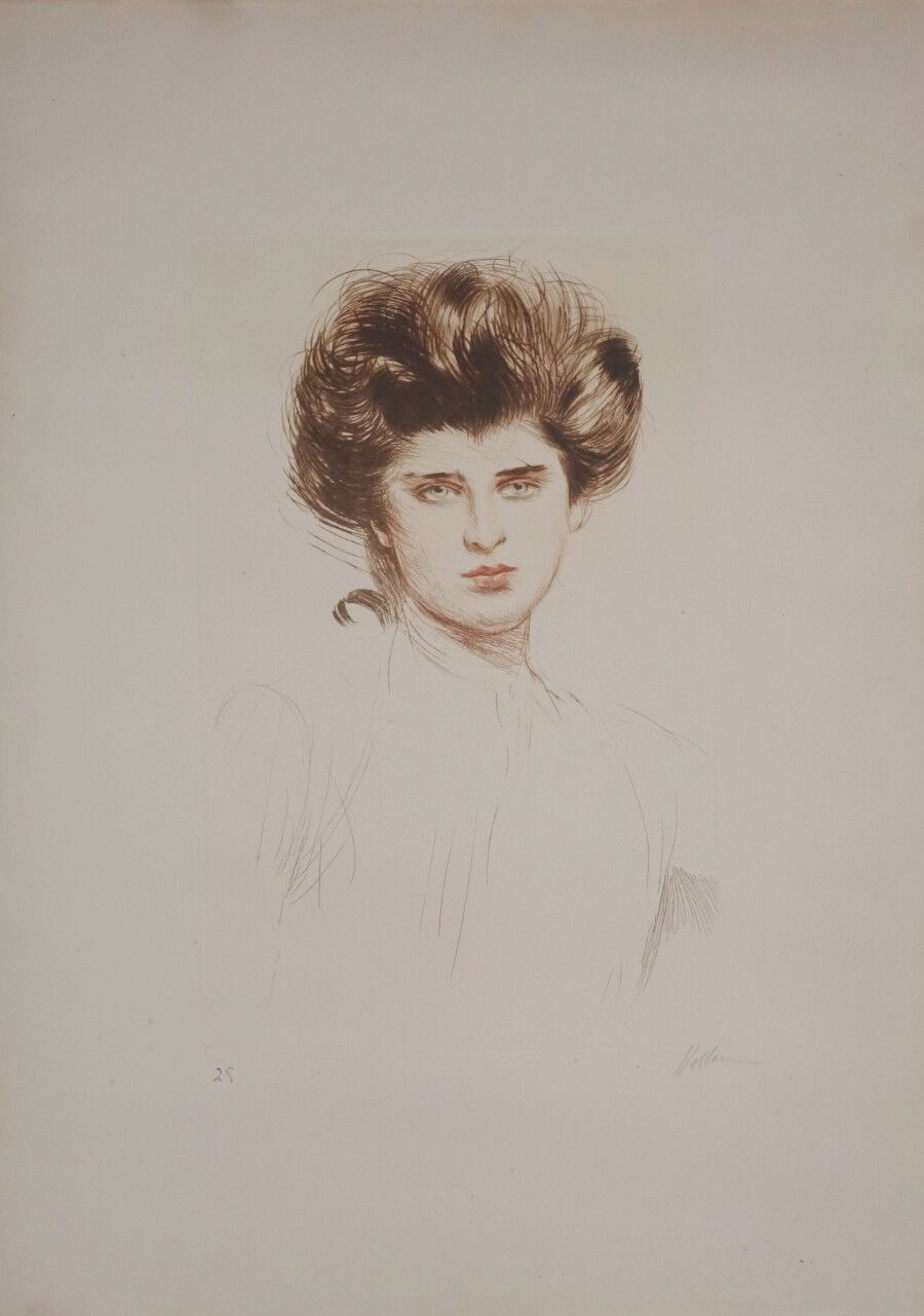 Null Paul-César HELLEU (1859-1927)

Portrait présumé de Madame Helleu. Héliograv&hellip;