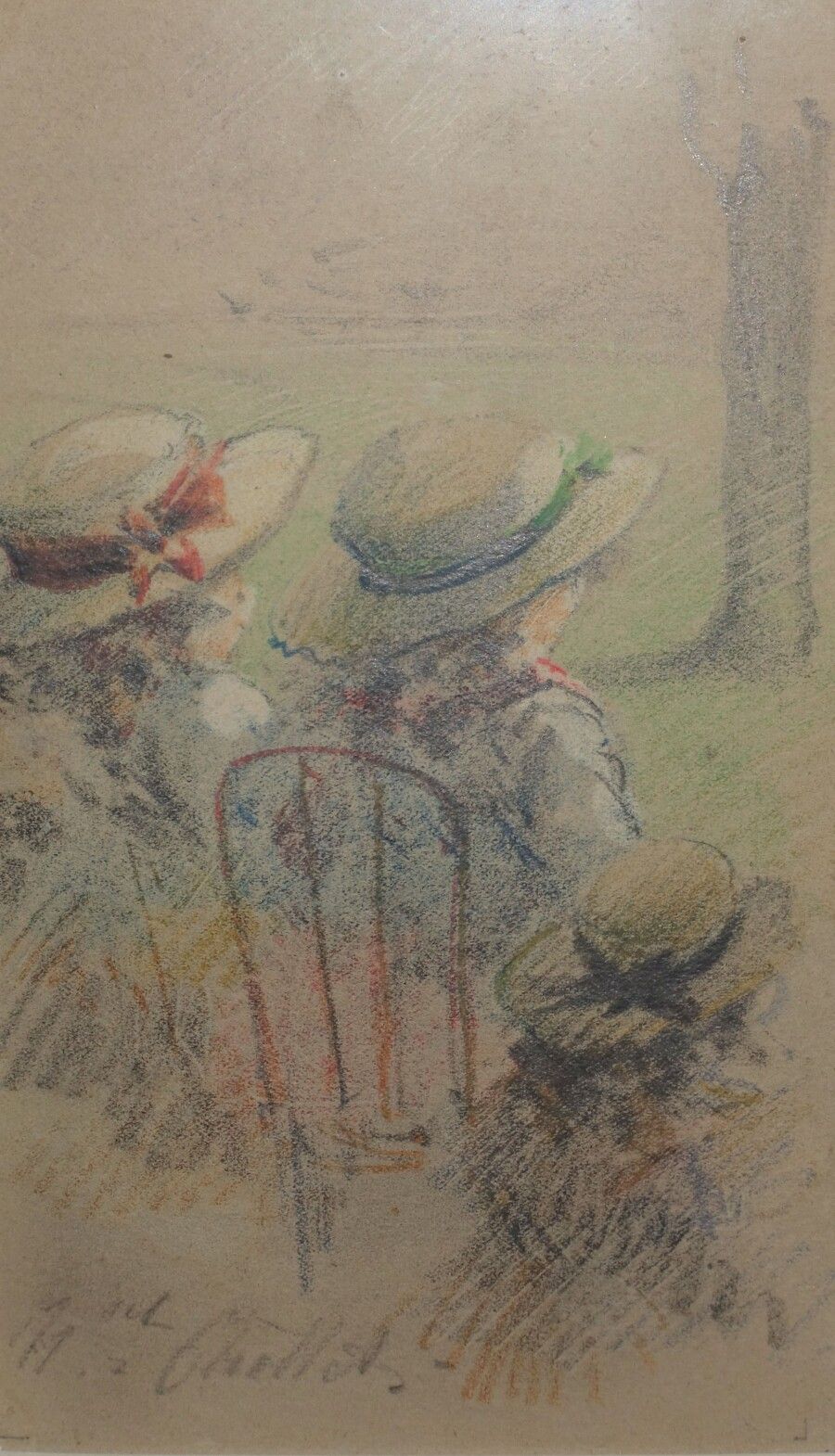Null Marcel de CHOLLET (1855-1924)

Fillettes au parc

Dessin aux crayons de cou&hellip;