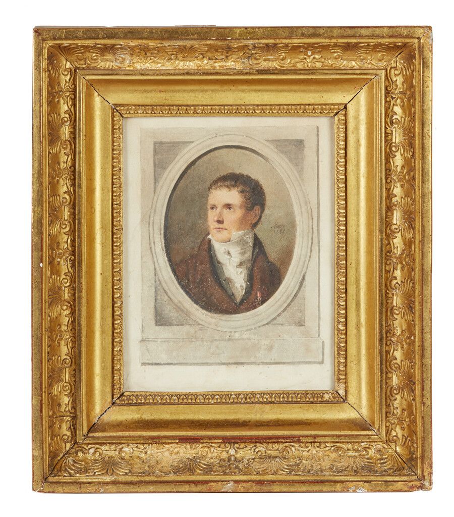 Null École française du premier quart du XIXe siècle

Portrait d'homme de trois &hellip;
