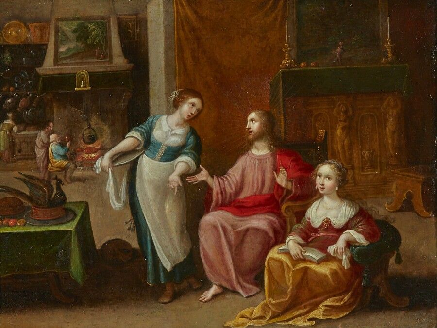 Null Cornelis de BAILLEUR (Anvers 1607-1671)

Le Christ chez Marthe et Marie

Cu&hellip;
