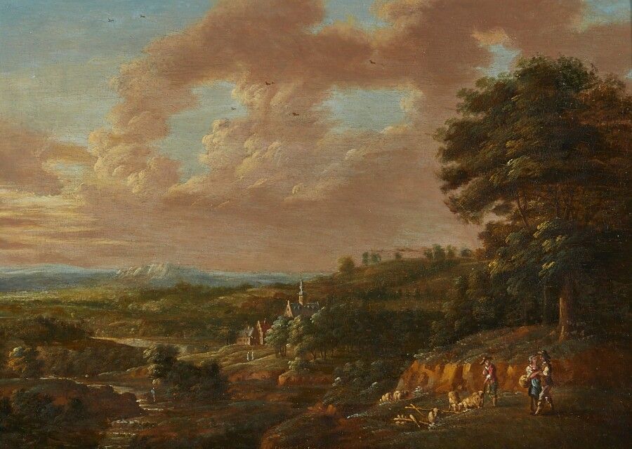 Null Lucas Van UDEN (1595-1672)

Bergers dans un paysage vallonNé

Panneau de ch&hellip;