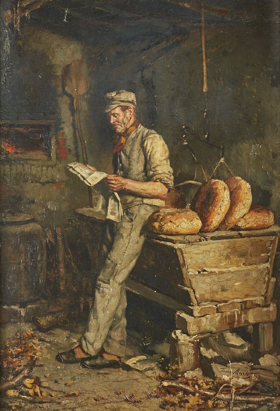 Null Franz MEERTS (1836-1896)

Le boulanger

Huile sur panneau, signée en bas à &hellip;