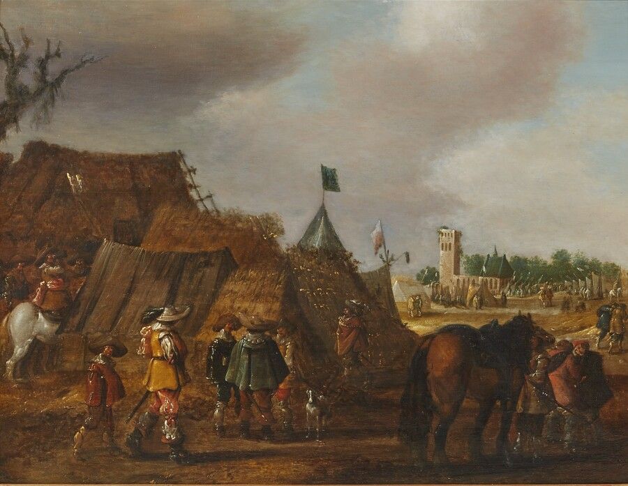 Null Joost Cornelisz DROCHSLOOT (1630-1673)

Campement militaire

Panneau de che&hellip;