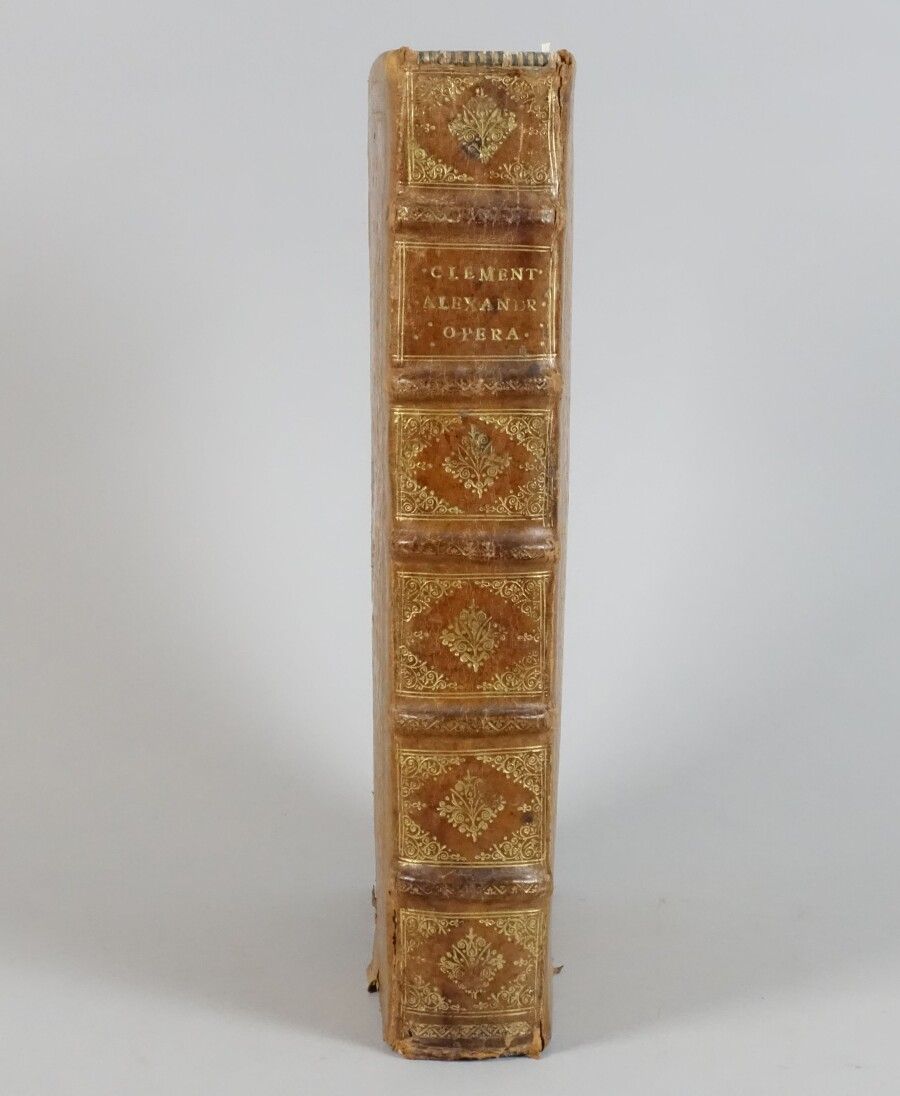 Null CLÉMENT D'ALEXANDRIE. Opera omnia. Paris, Sébastien Nivelle, 1590 ; in-foli&hellip;