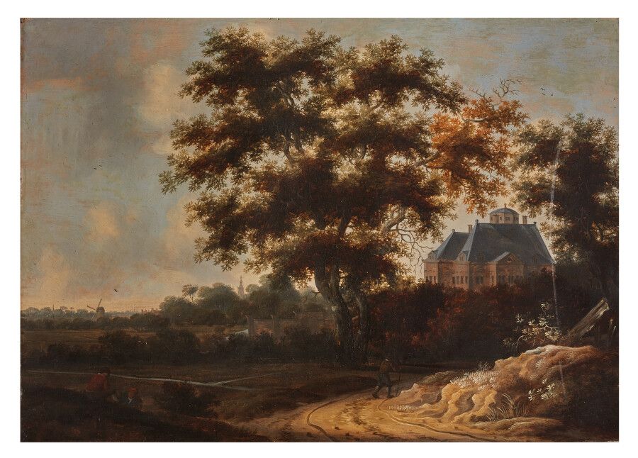 Null Pieter COSIJN (Rijswick 1630-La Haye 1667)

Le château de Huis Ten Bosch vu&hellip;