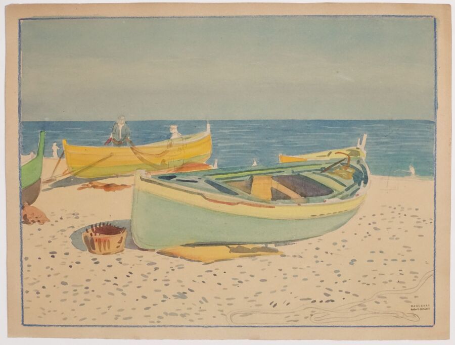 Null Tony MINARTZ (1870-1944)

Barques

Aquarelle, porte le cachet de l'atelier &hellip;
