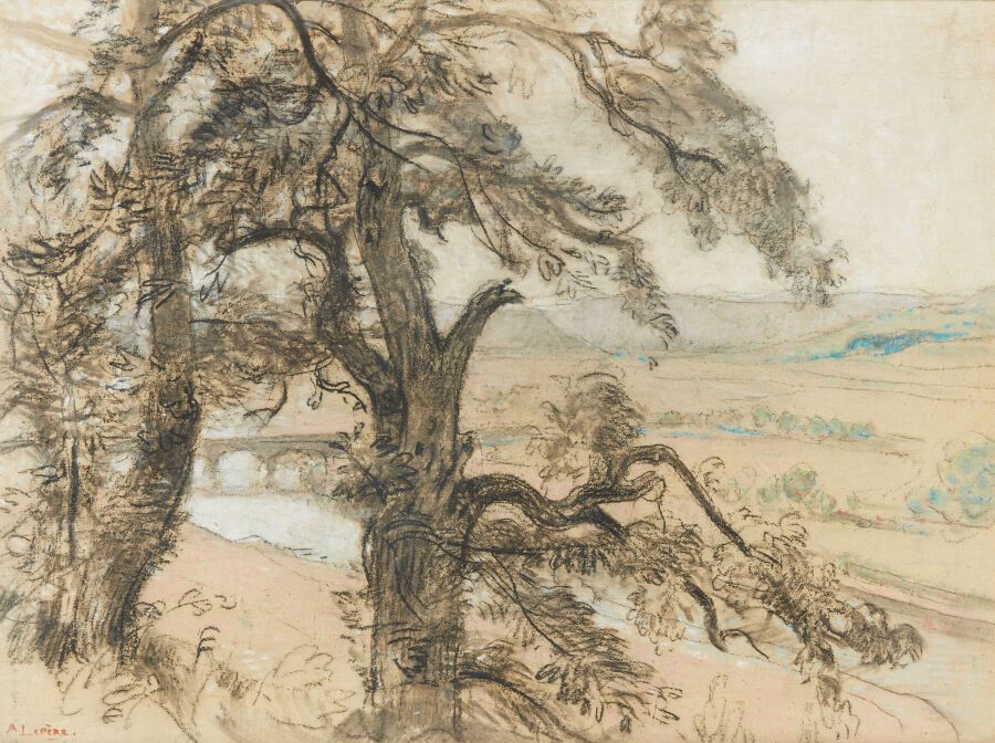 Null Auguste LEPÈRE (1849-1918)

Paysage de Provence

Pastel et fusain, signé en&hellip;