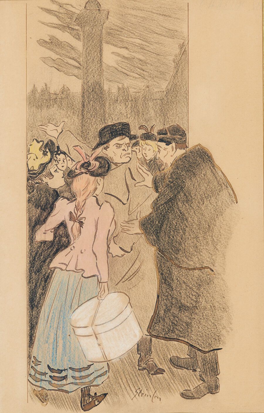 Null Théophile-Alexandre STEINLEN (1859-1923)

Chacun son état

Dessin à l'aquar&hellip;