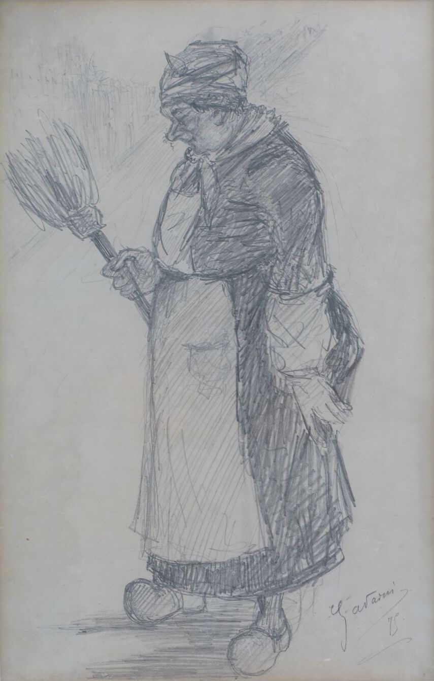Null École française, XIXe siècle

Femme au balai

Mine de plomb sur papier, por&hellip;