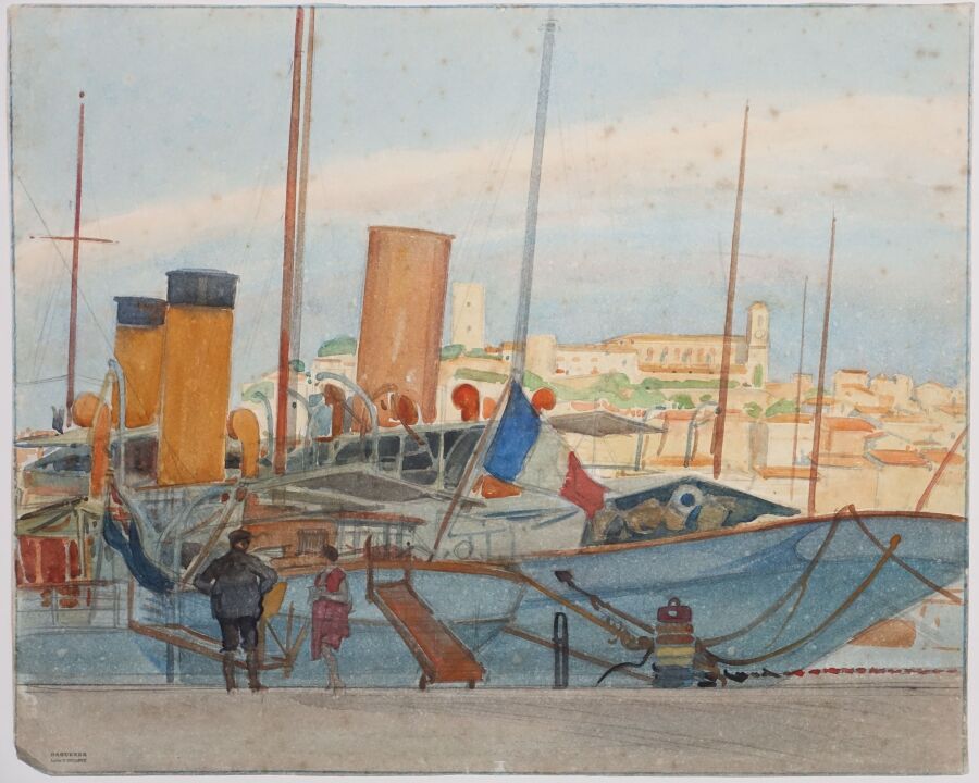 Null Tony MINARTZ (1870-1944)

Paquebot au port, Cannes et le Suquet



Aquarell&hellip;