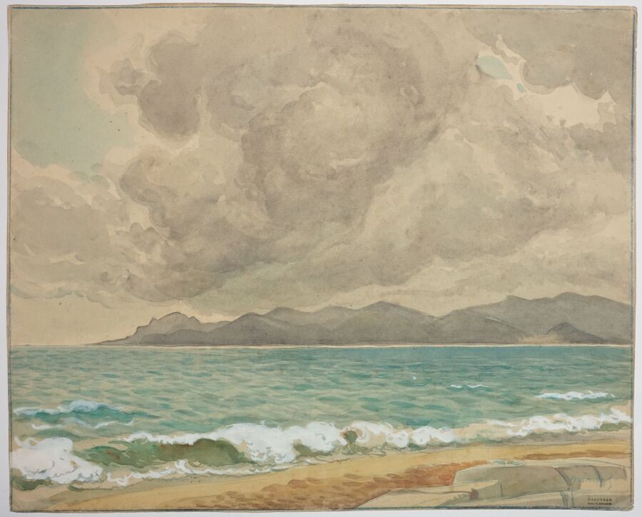 Null Tony MINARTZ (1870-1944)

Bord de mer agité et ciel très nuageux

Aquarelle&hellip;