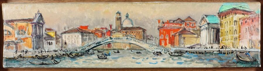 Null André HAMBOURG (1909-1999)

L'arrivée à Venise ou le pont des Scalzi

Huile&hellip;