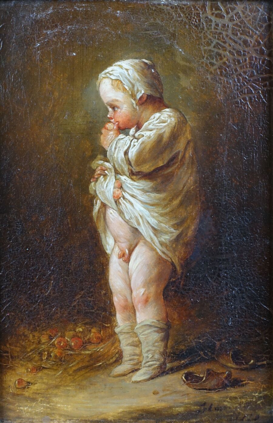 Null Dans le goût du XVIIIe siècle

Enfant grignotant des fruits 

Panneau, port&hellip;