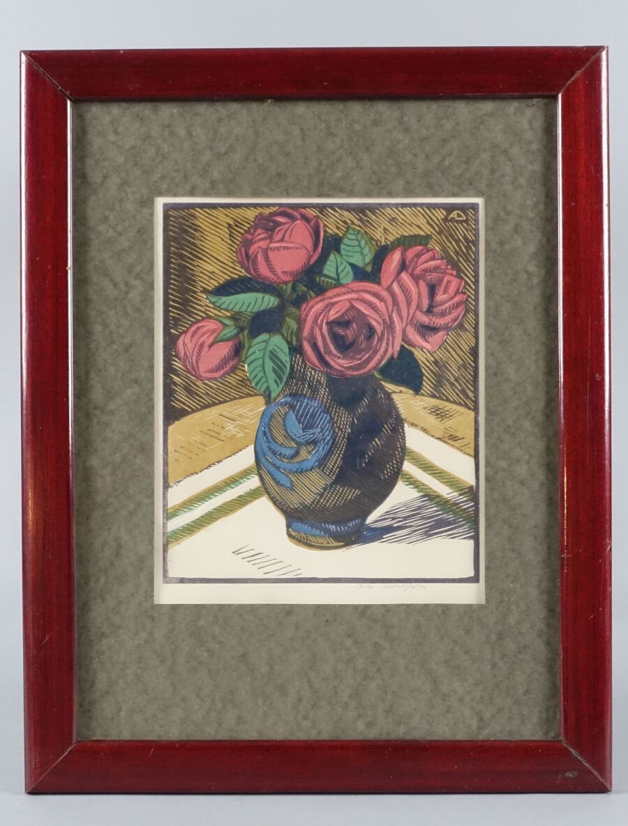 Null André DESLIGNÈRES (1880-1968)

Vase au bouquet de roses

Lithographie, sign&hellip;