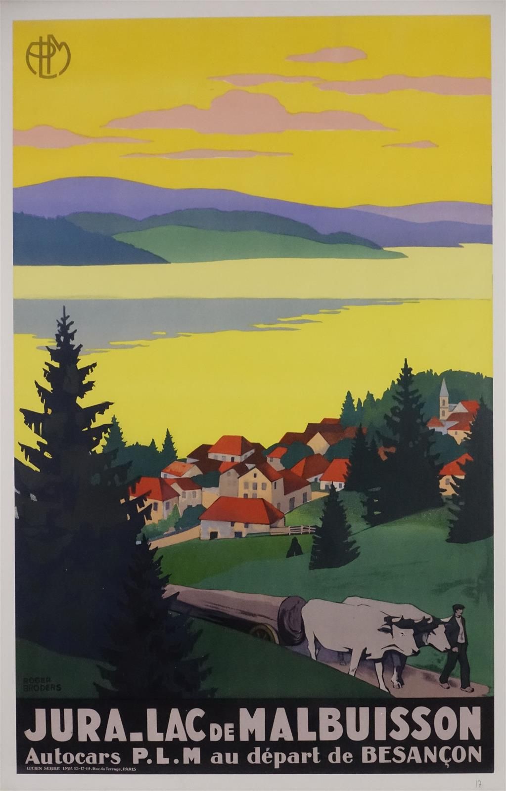 Null Roger BRODERS (1883-1953)

Jura-Lac de Malbuisson. Affiche P.L.M.

1000 x 6&hellip;