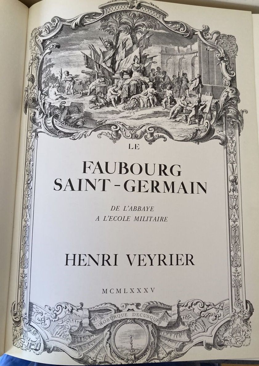 Null Henri Veyrier 

Le Faubourg Saint-Germain 

De l'Abbaye à l'École Militaire&hellip;