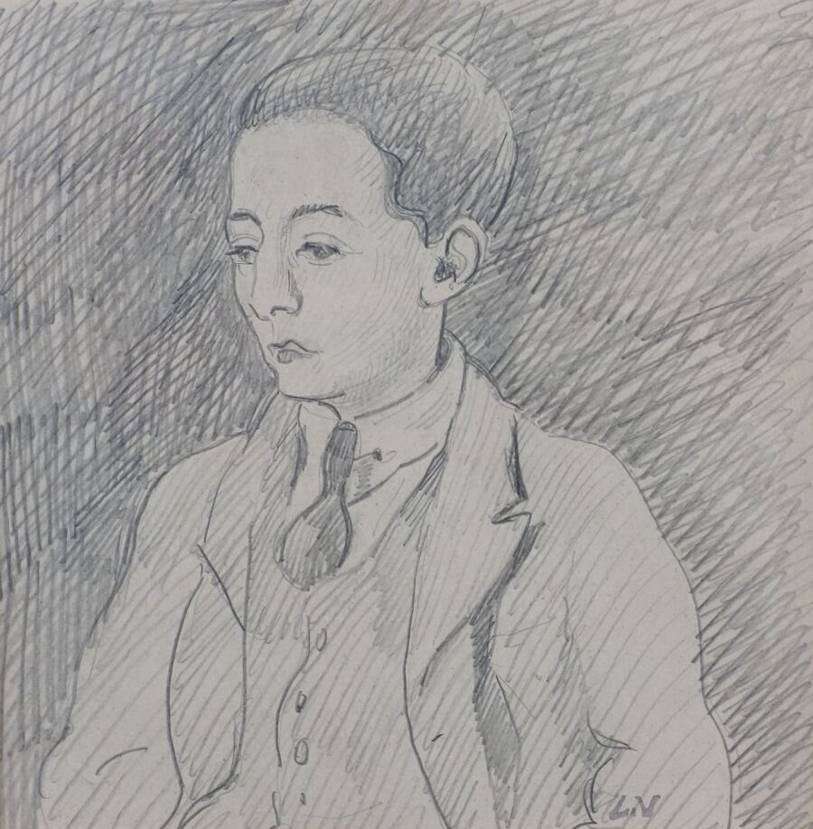 Null Louis VALTAT (1869-1952)
Portrait de jeune homme
Dessin à la mine de plomb,&hellip;