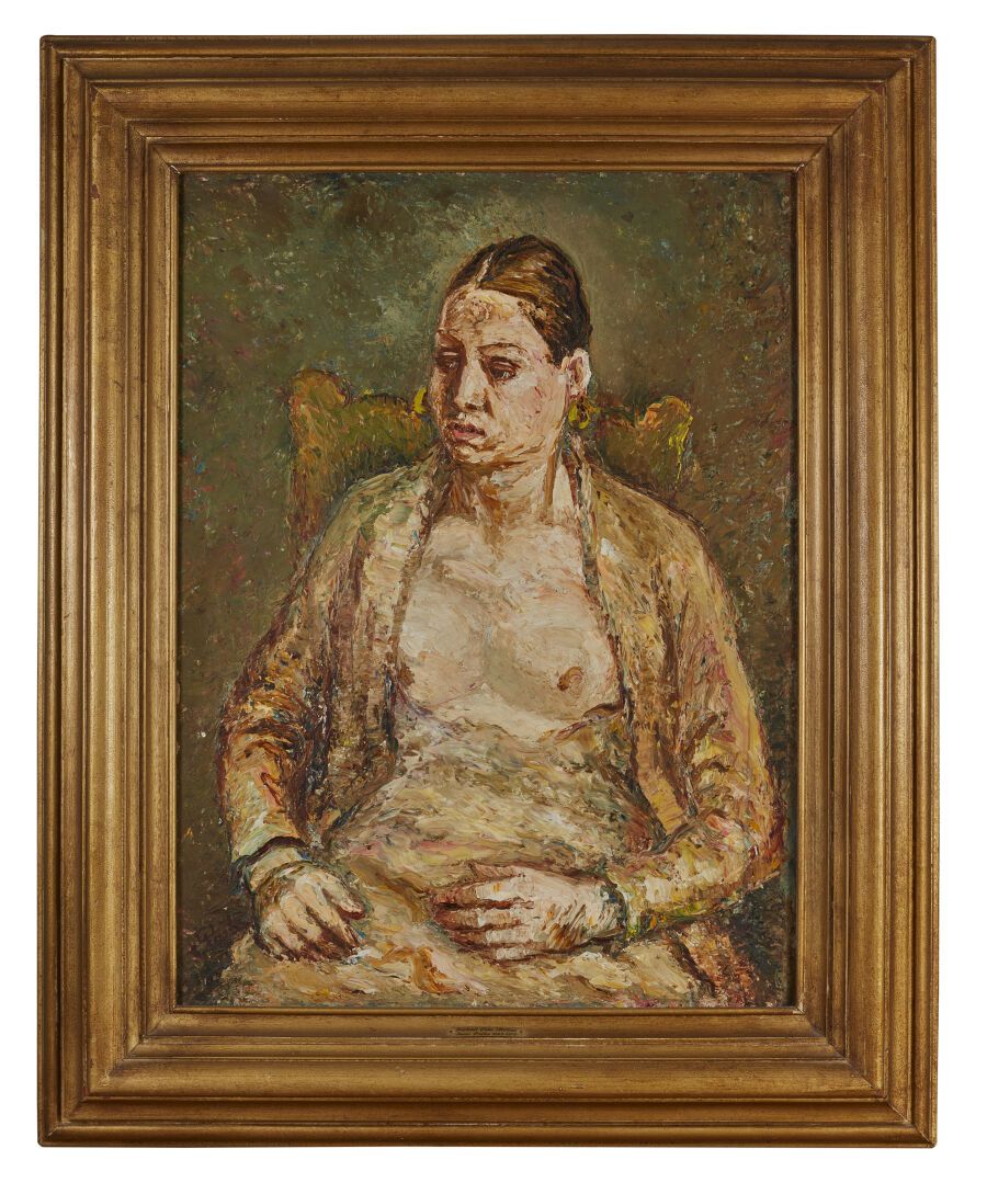 Null Isaac PAILES (1895-1978)
Porträt einer Mestizin
Öl auf Leinwand, unten link&hellip;