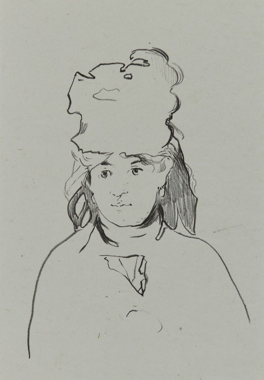 Null Édouard MANET (1832-1883)
Berthe Morisot (2e pl.). 1872. Lithographie. 135 &hellip;
