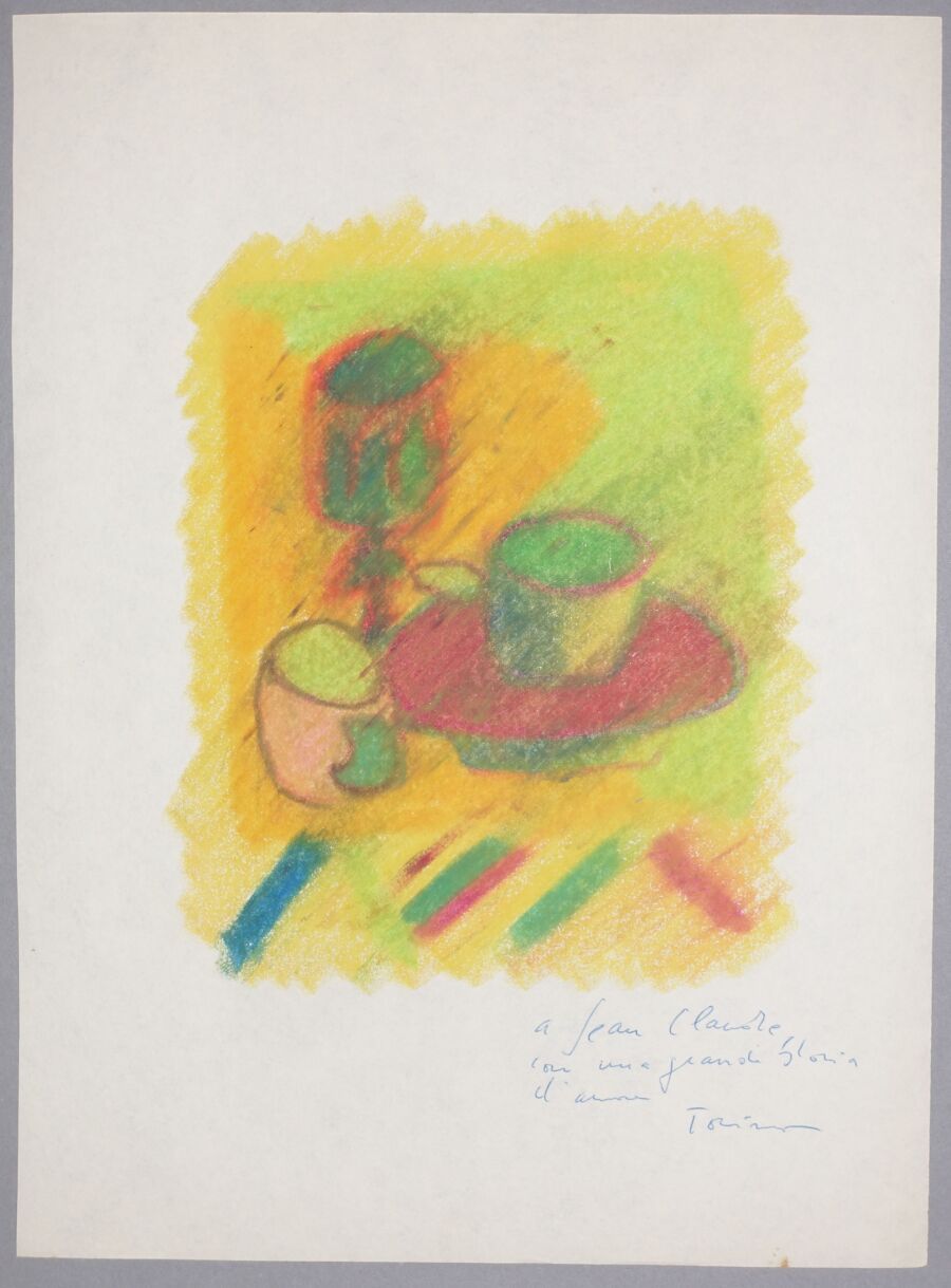 Null Tonino GUERRA (1920-2012)

Nature morte à la tasse

Pastel sur papier, sign&hellip;