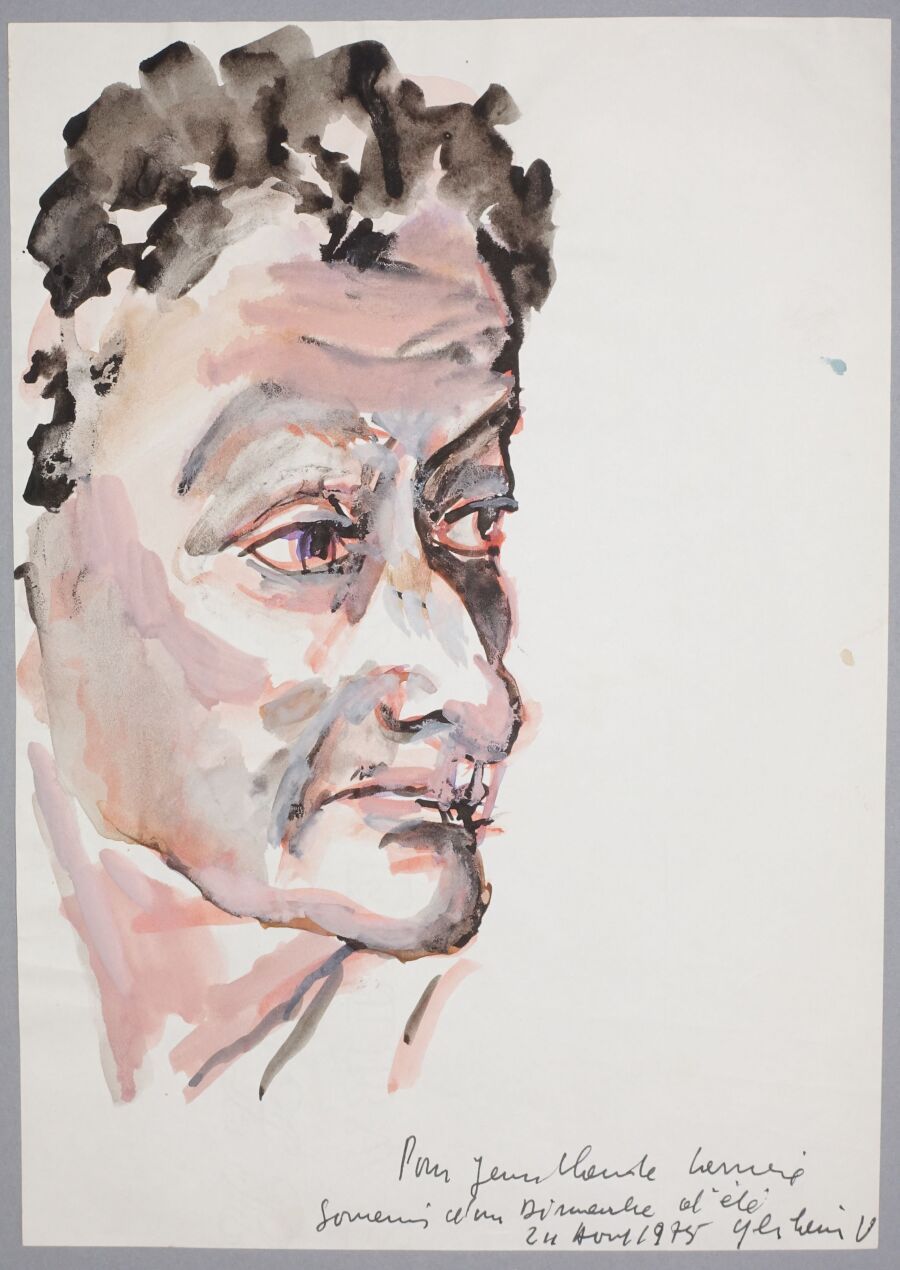 Null Ghislain UHRY (né en 1932)

Portrait d'homme

Aquarelle et encre sur papier&hellip;