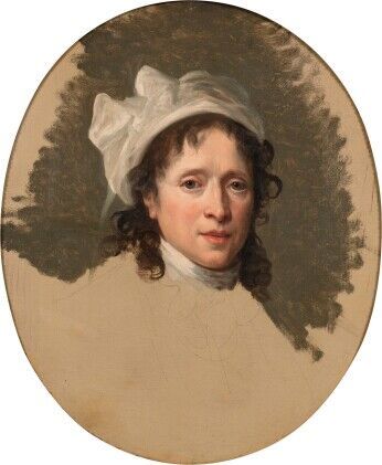 Null Joseph DUCREUX (1735-1802) zugeschrieben.
Porträt einer Dame mit Linonhaube&hellip;