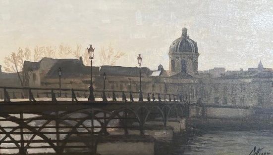 Null School of the XXth century
The Bridge of Arts
Oil on canvas, signed lower r&hellip;