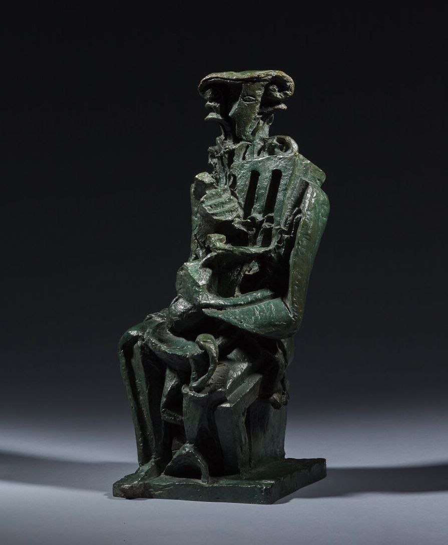 Null Ossip ZADKINE (1888-1967)
Personnage mythologique, le sculpteur 
Bronze à p&hellip;