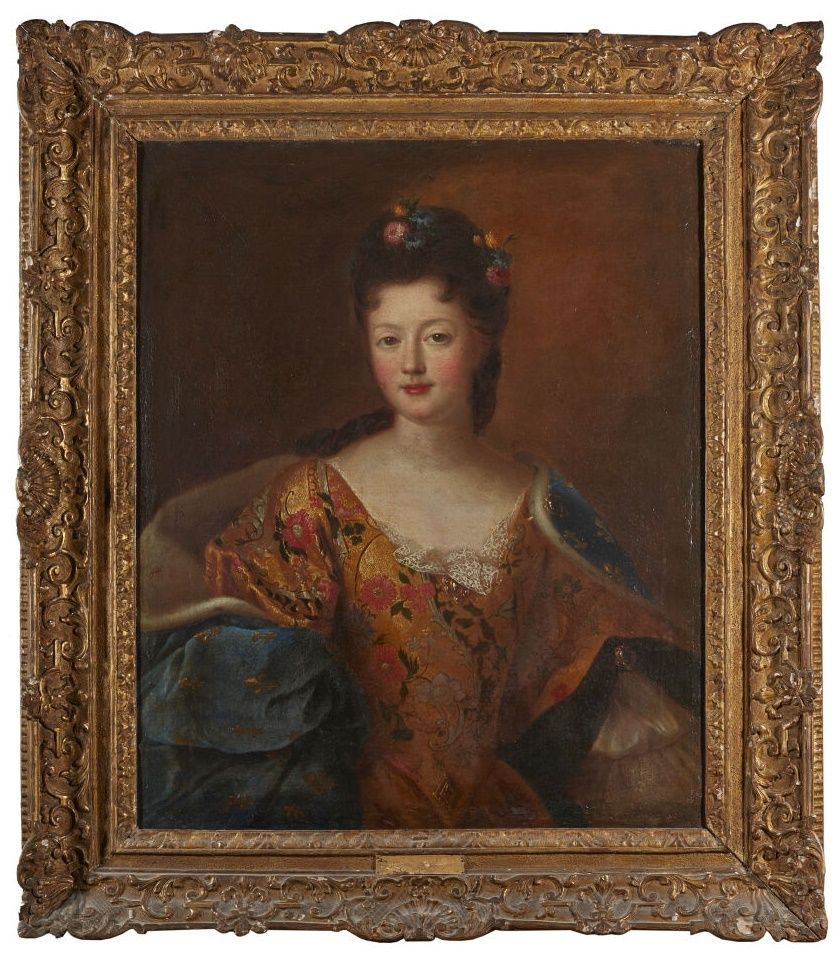 Null 归功于皮埃尔-戈贝尔（1662-1744）。
洛林公爵夫人Élisabeth-Charlotte d'Orléans的肖像
帆布
(旧的修复。)
高8&hellip;