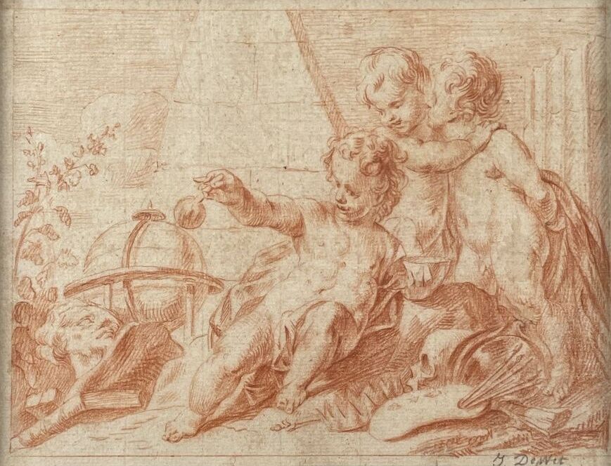 Null Scuola fiamminga del XVIII secolo
Vanità e allegoria delle arti
Sanguigna
A&hellip;