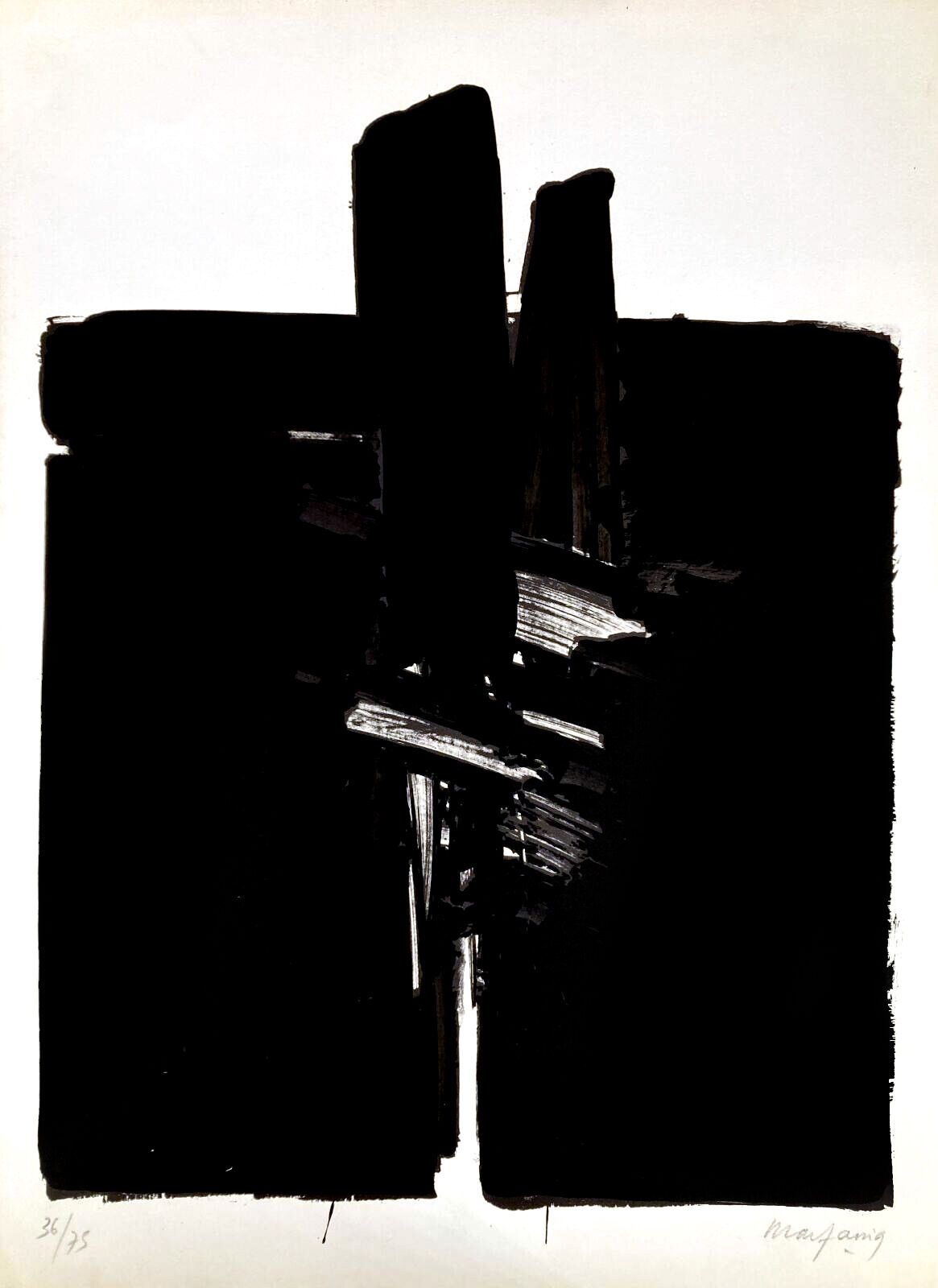 Null André MARFAING (1925-1987)
Sans titre. 1972. Lithographie. La feuille : 65 &hellip;