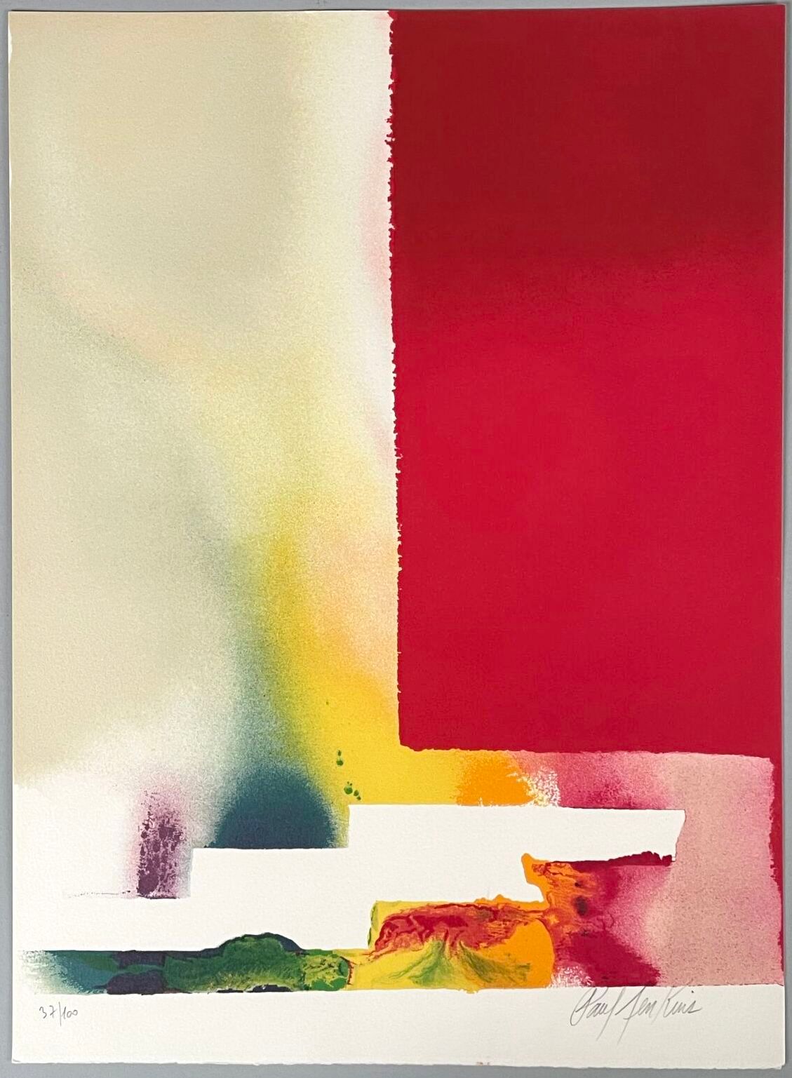 Null Paul JENKINS (1923-2012)
Color Shaman, 1986
Lithographie numérotée 37/100, &hellip;