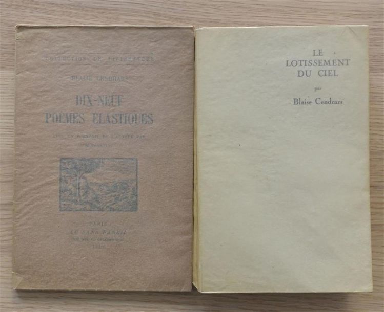 Null CENDRARS Blaise. Dix-neuf poèmes élastiques. Paris, Au Sans Pareil, 1919 ; &hellip;