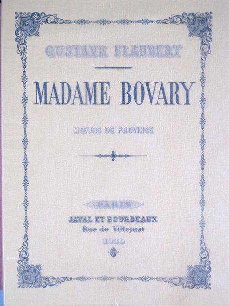 Null FLAUBERT Gustave. Madame Bovary. Paris, Javal et Bourdeaux, 1930 ; fort vol&hellip;