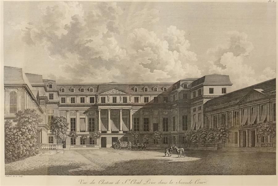 Null Château de Saint-Cloud.
Gravure. 305 x 458 (dimensions à vue).
Encadrée, so&hellip;