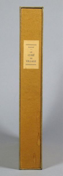 Null BALZAC Honoré de. Le Curé de village. Paris, Inter nos, 1946 ; gr. In-4° en&hellip;