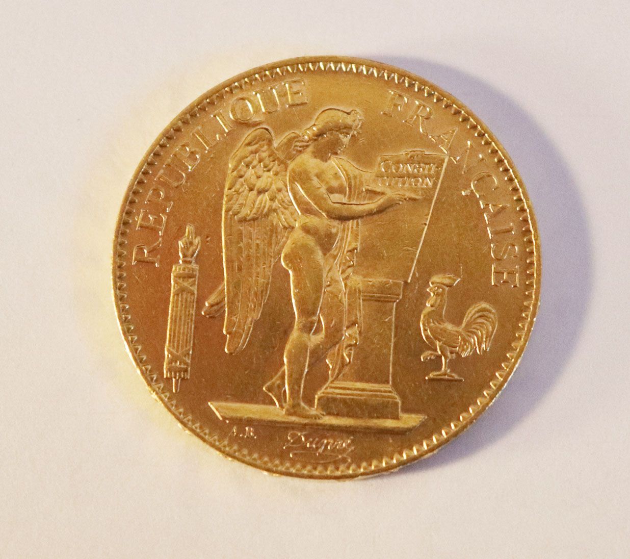 Null PIECE de 100 francs or IIIème République, 1900.
