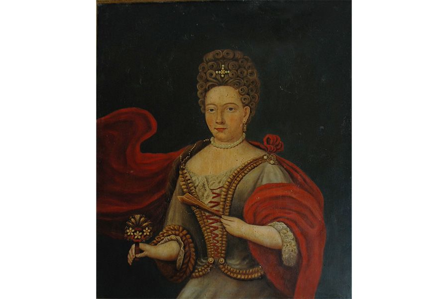 Null 18th century FRENCH school

Portrait of a woman

Canvas. 

95 x 81,5 cm