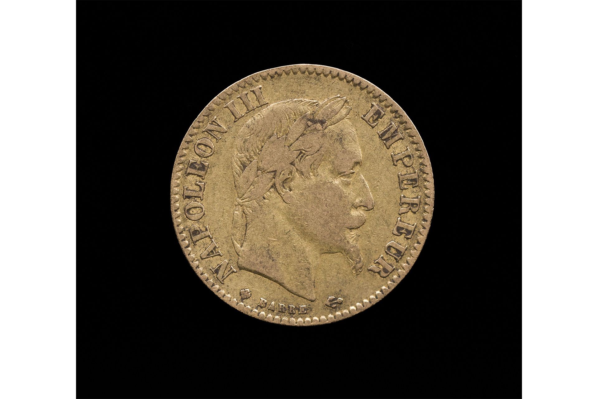 Null Segundo Imperio / Napoleón III (1852-1870). 10 francos cabeza laurel 1864, &hellip;