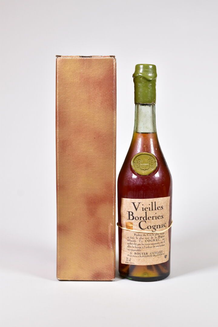 Null * 1 bouteille, Cognac Vieilles Borderies, Rouyer Guillet. Capsule en cire l&hellip;