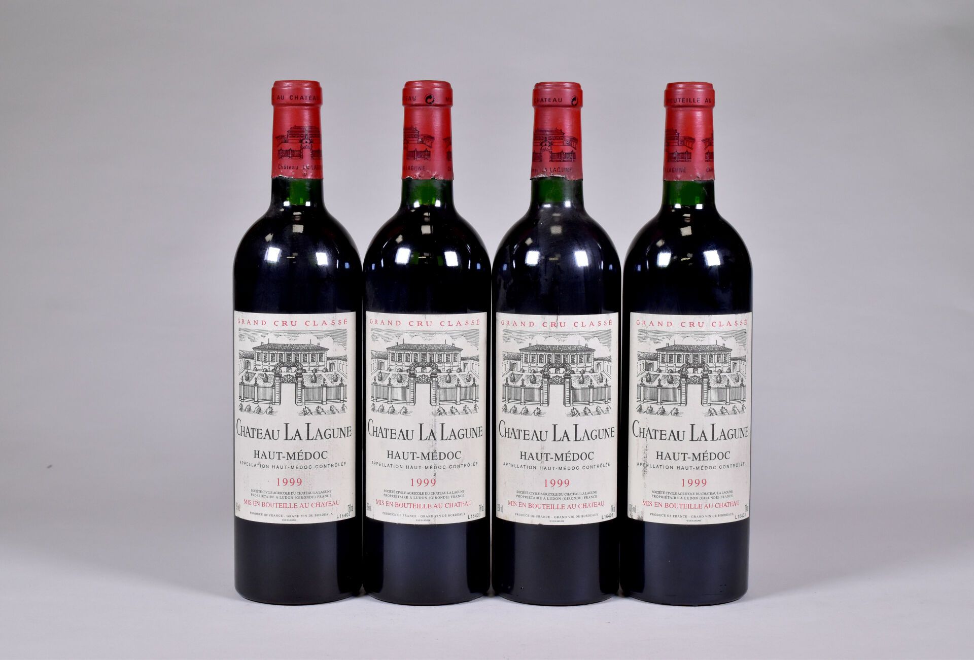 Null 4 bouteilles, Haut-Médoc, Château La Lagune, 3ème Grand Cru Classé, 1999. 4&hellip;