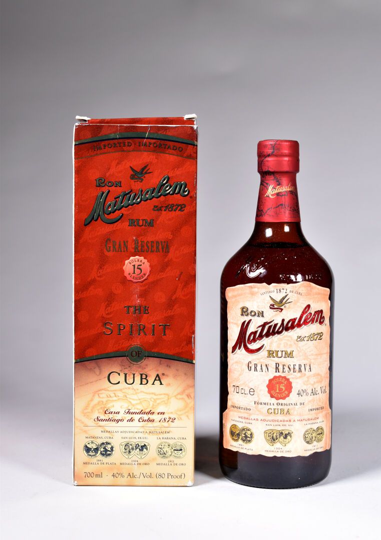 Null 1 bouteille, Rhum (Cuba), Matusalem, Gran Reserva, Solera 15 Blender. En ét&hellip;