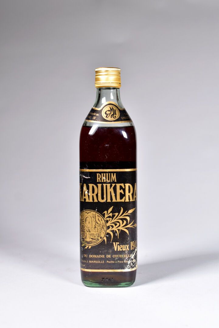 Null 1 bouteille, Vieux Rhum de Guadeloupe, Domaine de Courcelles, Karukera, 194&hellip;